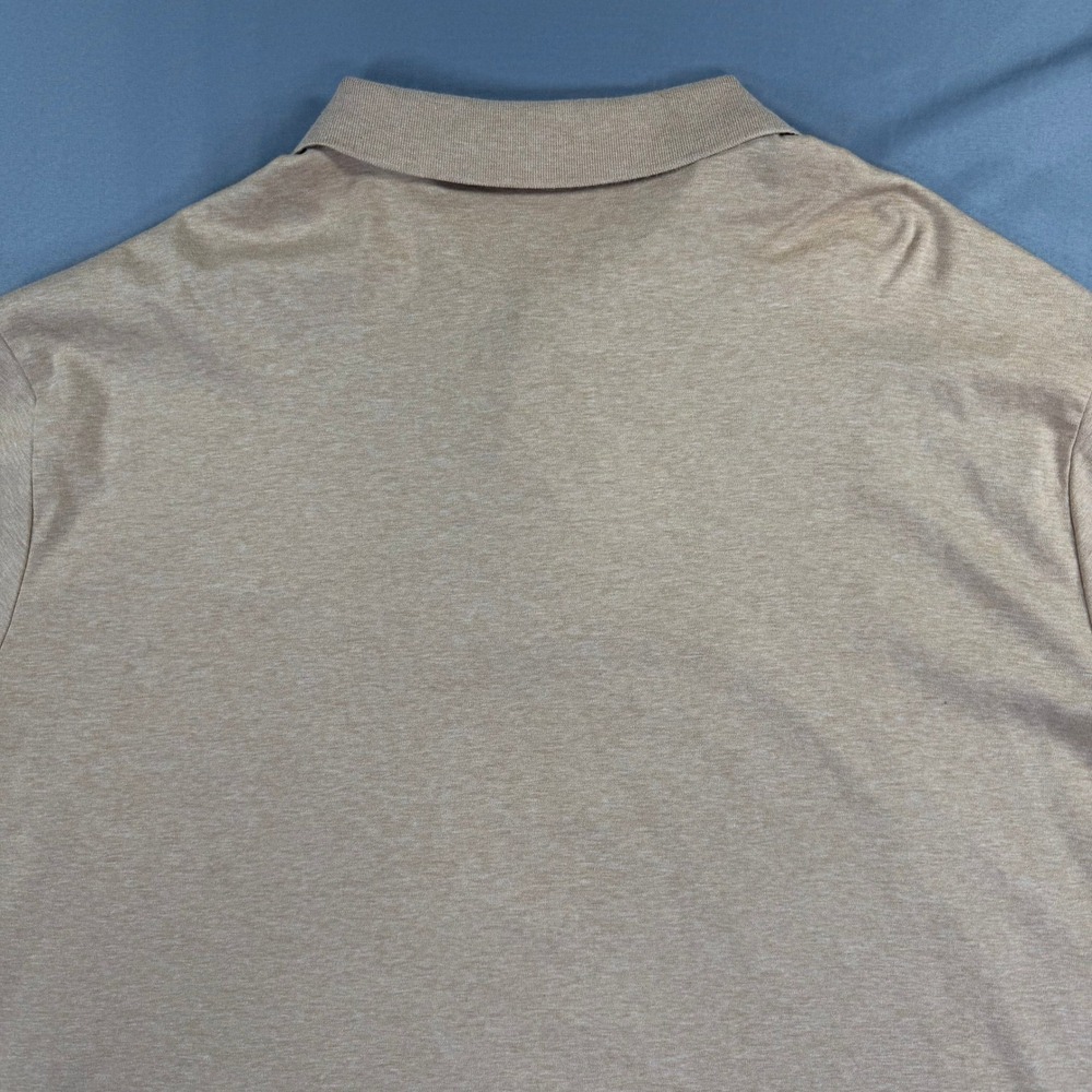 Polo Ralph Lauren Classic Fit Polo Shirt Mens XXL Beige Heather Cotton Pony - Picture 9 of 9